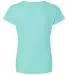 3507 LA T Ladies V-Neck Longer Length T-Shirt in Chill back view