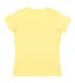 3507 LA T Ladies V-Neck Longer Length T-Shirt in Butter back view