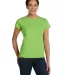 3516 LA T Ladies Longer Length T-Shirt in Key lime front view