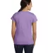 3516 LA T Ladies Longer Length T-Shirt in Lavender back view