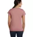 3516 LA T Ladies Longer Length T-Shirt in Mauvelous back view