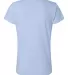 3516 LA T Ladies Longer Length T-Shirt in Light blue back view