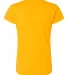 3516 LA T Ladies Longer Length T-Shirt in Gold back view
