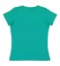 3516 LA T Ladies Longer Length T-Shirt in Jade back view