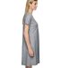 3522 LA T Ladies T-Shirt Dress in Granite heather side view
