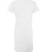 3522 LA T Ladies T-Shirt Dress WHITE back view