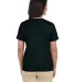 3587 LA T Ladies' V-Neck T-Shirt in Black back view