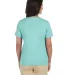 3587 LA T Ladies' V-Neck T-Shirt in Chill back view