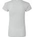 3616 LA T Juniors' Fine Jersey Longer Length T-Shi in Silver