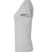 3616 LA T Juniors' Fine Jersey Longer Length T-Shi in Silver