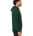 BELLA+CANVAS 3739 Unisex Poly-Cotton Fleece Zip Ho in Forest