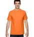 3930P Fruit of the Loom Adult Heavy Cotton HDT-Shi Safety Orange front view