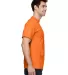3930P Fruit of the Loom Adult Heavy Cotton HDT-Shi Safety Orange side view