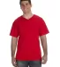3930V Fruit of the Loom Adult Heavy Cotton HDV-Nec True Red front view