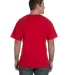 3930V Fruit of the Loom Adult Heavy Cotton HDV-Nec True Red back view