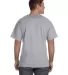 3930V Fruit of the Loom Adult Heavy Cotton HDV-Nec Athletic Heather back view