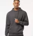 0320 Tultex Unisex Pullover Hoodie in Heather charcoal front view