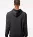 0320 Tultex Unisex Pullover Hoodie in Heather graphite back view