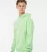 0320 Tultex Unisex Pullover Hoodie in Neo mint side view