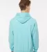 0320 Tultex Unisex Pullover Hoodie in Purist blue back view