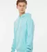 0320 Tultex Unisex Pullover Hoodie in Purist blue side view