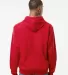 0320 Tultex Unisex Pullover Hoodie in Red back view