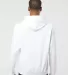 0320 Tultex Unisex Pullover Hoodie in White back view