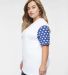 3976 Code V Adult Jersey Stars & Stripes Tee in White