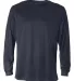 4104 Badger Adult B-Core Long-Sleeve Performance T Navy front view
