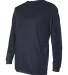 4104 Badger Adult B-Core Long-Sleeve Performance T Navy side view