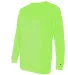 4104 Badger Adult B-Core Long-Sleeve Performance T Lime side view