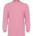 4104 Badger Adult B-Core Long-Sleeve Performance T Pink front view