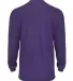 4104 Badger Adult B-Core Long-Sleeve Performance T Purple back view