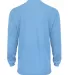4104 Badger Adult B-Core Long-Sleeve Performance T Columbia Blue back view
