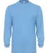 4104 Badger Adult B-Core Long-Sleeve Performance T Columbia Blue front view