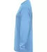 4104 Badger Adult B-Core Long-Sleeve Performance T Columbia Blue side view