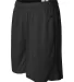 4110 Badger Adult BT5 Trainer Shorts With Pockets Black side view