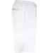 4110 Badger Adult BT5 Trainer Shorts With Pockets White side view