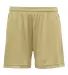 4116 Badger Ladies' B-Dry Core  Shorts in Vegas gold front view