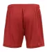 4116 Badger Ladies' B-Dry Core  Shorts in Red back view