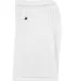 4116 Badger Ladies' B-Dry Core  Shorts in White side view