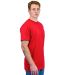 Tultex 202 Unisex Tee with a Tear-Away Tag  Cardinal side view