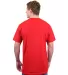 Tultex 202 Unisex Tee with a Tear-Away Tag  in Cardinal back view