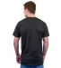 Tultex 202 Unisex Tee with a Tear-Away Tag  in Coal back view