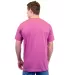 Tultex 202 Unisex Tee with a Tear-Away Tag  in Heather cassis back view