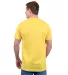 Tultex 202 Unisex Tee with a Tear-Away Tag  Lemon back view