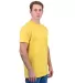 Tultex 202 Unisex Tee with a Tear-Away Tag  Lemon side view