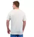 Tultex 202 Unisex Tee with a Tear-Away Tag  in Natural back view