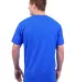 Tultex 202 Unisex Tee with a Tear-Away Tag  Royal back view