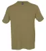 Tultex 202 Unisex Tee with a Tear-Away Tag  in Sand front view